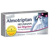 Almotriptan HEUMANN bei Migräne 12,5 mg Filmtabletten: gegen Migräne in Bestzeit, 2 Tabletten