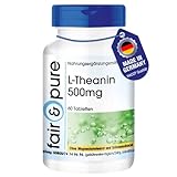 Fair & Pure® - L-Theanin Tabletten 500mg - 60 Tabletten - vegan - ohne Magnesiumstearat - Aminosäure