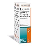 Laxans-ratiopharm 7,5 mg/ml Pico Tropfen zum Einnehmen: Abführmittel bei Verstopfung, 30 ml