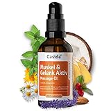 Casida® Muskel & Gelenk Aktiv Massage Öl - aktivierendes Massageöl aus 100% naturreinen Ölen - Pflege bei Muskelschmerzen, Gelenksschmerzen und Rückenschmerzen - 50 ml