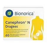Canephron N Dragees – 4-fach stark bei leichter Blasenentzündung, zur Unterstützung der Blase, mit pflanzlichen Wirkstoffen, für Erwachsene und Jugendliche ab 12 Jahren, 60 St