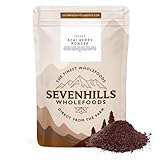 Sevenhills Wholefoods Acai-Beeren-Pulver Bio, Rohkost, Gefriergetrocknet, Aus Brasil 500g