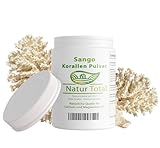 Natur Total Sango Meereskoralle Pulver für 3 Monate Calcium + Magnesium im optimalen 2:1 Verhältnis