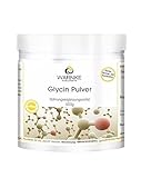 Glycin-Pulver 500 g - 100% pur ohne Zusatzstoffe, vegan - proteinogene Aminosäure | Warnke Vitalstoffe - Deutsche Apothekenqualität