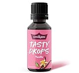 GymQueen Tasty Drops, Vanille, Flavour Drops ohne Kalorien, 30ml