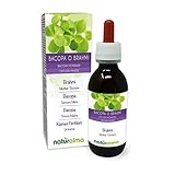 Kleines Fettblatt oder Brahmi (Bacopa monnieri) Kraut Alkoholfreier Urtinktur Naturalma - Flüssig-Extrakt Tropfen 120 ml - Nahrungsergänzungsmittel - Veganer