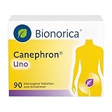 Canephron Uno, 4-fach Wirkung bei Blasenentzündung mit einer einzigartigen Pflanzenkombination gegen Schmerzen, Brennen, Krämpfe und Bakterien, für Erwachsene und Jugendliche ab 12 Jahren, 90 St