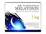 Montmorency Sauerkirsche - und Melisse Extrakt, 90 Tabletten, Melatonin 1mg - Einschlafhilfe zum Einschlafen Schlafmittel Gute Nacht Schlaftabletten