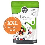 borchers Stevia Kristalline Streusüße | Kaum Kalorien | Vorteilspack | 700g