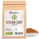 Ceylon Zimt gemahlen (1kg) mit wenig Cumarin in premium Qualität | 100% ECHTES Ceylon Zimt-Pulver