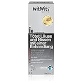 NitWits Läusemittel Kopfläuse - All-In-One Läuse Abwehrspray gegen Läuse und Nissen - Wirksame Alternative Für Kinder Anstelle Läuseshampoo & Läusekamm, 120ml