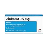 Zinkorot® 25 Tabletten: Hochdosierte Zink Tabletten mit 25mg Zinkorotat pro Tablette, nur 1x täglich, 50 Stück