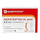 ALIUD PHARMA Naratriptan AL akut 2,5 mg, 2 Filmtabletten: Zur Behandlung von akuten Migräneattacken