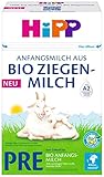 HiPP Milchnahrung aus Bio Ziegenmilch Pre Anfangsmilch aus Bio Ziegenmilch, 5er Pack (5 x 400g)