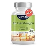 Bio Gerstengras - 1800mg je Tagesdosis - 240 Kapseln aus deutschem Anbau, BIO zertifiziert - 600mg pro Kapsel Hochdosiert - Vegan, laborgeprüft, ohne Zusätze in Deutschland hergestellt