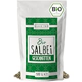 Bio Salbeitee lose - 100 Gramm I Premium Salbei getrocknet und geschnitten I Sage Tea lose by KLUIZ TEA