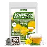 Löwenzahntee Löwenzahnwurzel 100 Teebeutel, Dandelion root tea 100% natürlich und ohne Zusatzstoffe