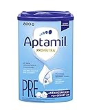 Aptamil Pronutra PRE – Anfangsmilch von Geburt an, Mit DHA, Nur Laktose, Ohne Palmöl, Babynahrung, Milchpulver, 1x 800 g