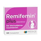 Remifemin plus Johanniskraut 60 Tabletten bei starken & betont seelischen Wechseljahresbeschwerden - hormonfrei - pflanzliches Arzneimittel