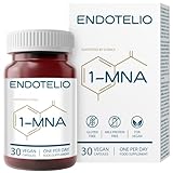 Endotelio 1-MNA, Anti Aging, Optimierendes NAD+, Biohacking Ergänzungsmittel, Unterstützung der Zellgesundheit, Wissenschaftlich Formuliert mit Verbesserter Bioverfügbarkeit, 30 Kapseln