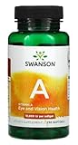 Swanson - Vitamin A Softgels | Unterstützt die Augen- und Immunsystemgesundheit | aus Fischleberöl - 250 Softgels
