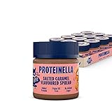 HealthyCo - Proteinella Protein Creme Salzkaramell-Geschmack 200g - Ein gesunder Snack ohne Zuckerzusatz, ohne Palmöl und Proteinzusatz - Ein gesunder Schokoladenaufstrich
