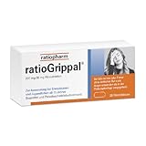 ratioGrippal 200 mg/30 mg Filmtabletten: Das Multitalent gegen Schnupfen in Verbindung mit Schmerzen und/oder Fieber - Filmtabletten mit 5-fach Wirkung, 20 Stück