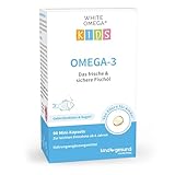 Omega-3 Kapseln für Kinder – Vergleichssieger 2024 – 518 mg Fischöl mit DHA & EPA – zuckerfrei – 90 Mini-Kapseln (1 Monat)