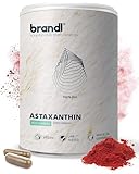 brandl® Astaxanthin hochdosiert mit Antioxidantien aus Hawaii | Produziert in Deutschland Premium-Qualität | 90 vegane Astaxanthin Kapseln mit je 6mg Astaxanthin