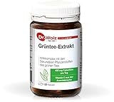 Grüntee-Extrakt von Dr. Wolz, 450mg Catechine aus grünem Tee, mit natürlichem Vitamin C aus der Acerolakirsche, 120 Kapseln