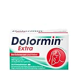 Dolormin Extra – Schnelle Hilfe bei Schmerzen – wie Kopf-, Zahn- und Regelschmerzen – mit Ibuprofen-Lysin – 50 Stück