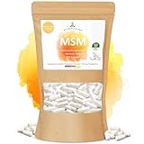 MICROFLORANA® - MSM Kapseln - 400 Stück - Produziert in DE - 1920 mg Methylsulfonylmethan (MSM) je Tagesportion - ohne Magnesiumstearat - frei von bitterem Geschmack - Schwefel Kapseln - Laborgeprüft