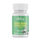 Vitabay Original Moringa Oleifera • 5000 mg PRO Kapsel • 120 Kapseln • Naturbelassen • Hochdosiert • Einmaliges Spektrum an natürlichen Nährstoffen • XXL-Packung