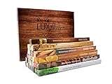 Premium Räucherstäbchen Mix von Luxflair: 26 unterschiedliche Packungen von fruchtig bis klassisch, Winter Edition XXL Großpackung, Set original indischer Räucherstäbchen für kalte Jahreszeit