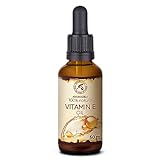 Vitamin E Öl 50ml - Natürlich - Vitamin E Oil - Vitamin E Oil - Pflege für Gesicht - Körperpflege - Haare - Kosmetik Öl
