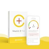 Vitamin D Test Kit von CERASCREEN - Spiegel messen und Mangel erkennen mit dem Selbsttest für zu Hause | Zertifiziertes Labor | Konkrete Handlungsempfehlungen und Gesundheitsinformationen…