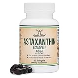 DW Astaxanthin | 60 Weichkapseln Astaxanthin Hochdosiert – 12mg Astaxanthin pro Portion | Antioxidantien | Gentechnik- und Glutenfrei | Hergestellt in Großbritannien