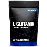 500g Ultrareines L-Glutamin Pulver extra hochdosiert - Glutamin Pulver - Laborgeprüft und vegan – Made in Germany - Neutraler Geschmack