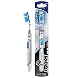 Dr.BEST Vibration Polimed Zahnbürste, Mittel (1 Stück), für eine 9x bessere Reinigungsleistung am Zahnfleischrand*