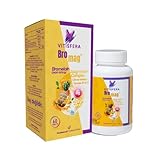 Vitisfera Bromag Bromelain-Magnesium,Taurate,Citrate Komplex Vitamin B6 Ananas Enzymextrakt Nahrungsergänzungsmittel Bromelain pflanzlicher Inhalt Tabletten für Erwachsene 60 Stück