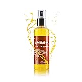 sanaviva® Baobaböl Kaltgepresst (100ml) Baobab-Oil Bio Rein & Natürlich 100% Vegan Premium Baobab Öl Parfümfrei ohne Zusätze perfekt zur Gesichts-Haut-Haar und Körperpflege