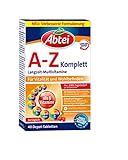 Abtei A-Z Komplett Langzeit-Multivitamine - 24 Vitamine und Mineralstoffe - hochdosiert, vegetarisch - 40 Depot-Tabletten