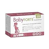 BabyFORTE® FolsäurePlus OHNE JOD | Schwangerschaftsvitamine ohne Jod | vegan | 60 Kapseln | Kinderwunsch Vitamine ohne Jod