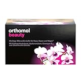 Orthomol Beauty für Frauen - für Haut, Haare und Nägel - mit Coenzym Q10, Biotin und Zink - Nachfüllpackung mit Trinkfläschchen, 30 St. Tagesportionen