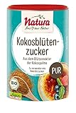 Natura Bio Kokosblütenzucker – 250 g – Zucker unraffiniert und naturbelassen – vegan – natürliche Süße für Getränke und Speisen – ohne Zusätze