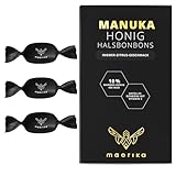 maorika Manuka Honig Bonbons mit erfrischend-belebendem Ingwer Zitrus Geschmack - Manuka Halsbonbons MGO 400+ aus Neuseeland, zertifiziert und laborgeprüft (100g, 19 Stück)