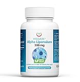 (RS)-Liponsäure- Alpha-Liponsäure 90 Kapseln in höchster Qualität für Ihre Gesundheit-Alpha-lipoic acid, ALA - für 3 Monate ohne Zusätze Hohe Bioverfügbarkeit Vegan