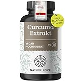 NATURE LOVE® Curcuma Extrakt 15000mg - 90 Kapseln - hochdosiert 95% Curcumin pro Kapsel - mit schwarzem Pfeffer - vegan, laborgeprüft & in Deutschland produziert