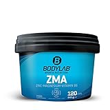 Bodylab24 ZMA 120 Kapseln | Zink, Magnesium, Vitamin B6 + B5, Vitamin D3 | Hochdosierter Komplex | unterstützt Muskelfunktion und Immunsystem
