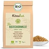Bockshornklee Samen ganz BIO (500g) | Bockshorn-Tee | Bockshornkleesamen | Ideal als Tee oder Gewürz | Fenugreek Seeds Whole Organic